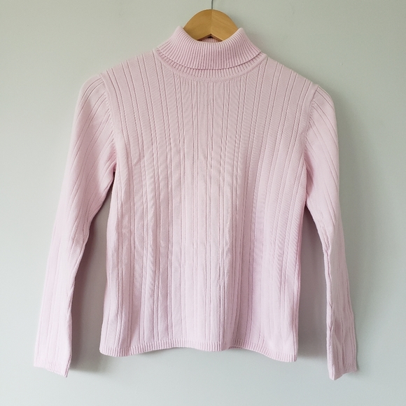 Talbots Sweaters - Talbots Petites Light Pink Turtleneck Sweater (S)